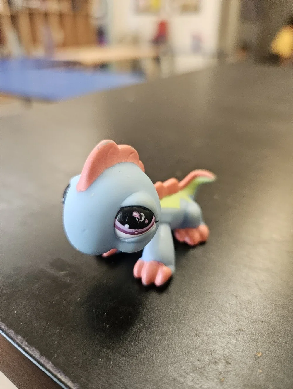 Rare Littlest Pet Shop LPS -  Blue Iguana Lizard #1829
